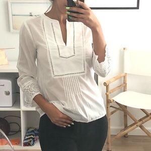 JCREW Embroidered Top NWOT